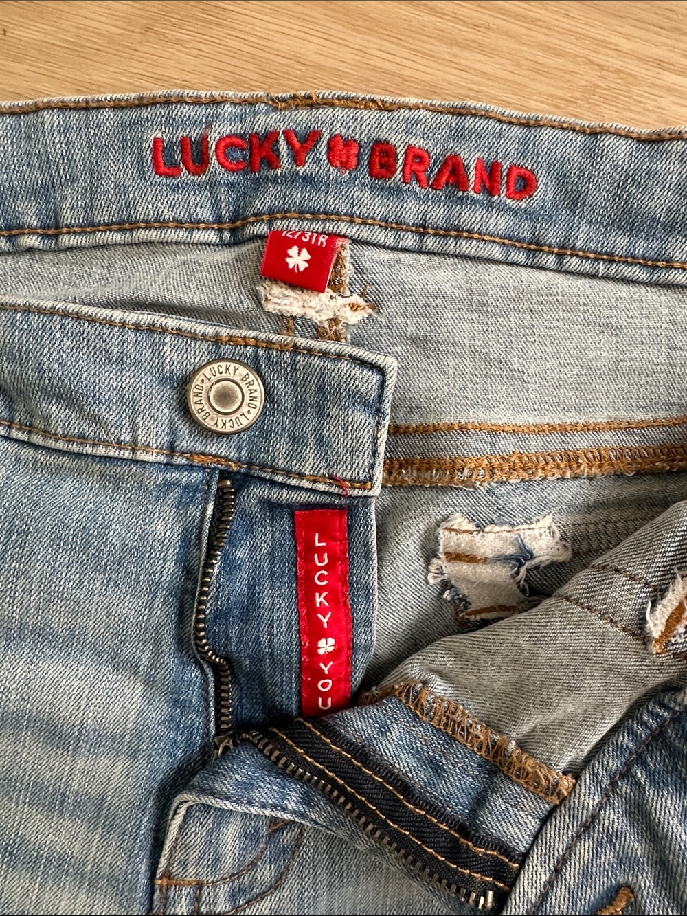 Lucky Brand Low Rise Flare Jeans